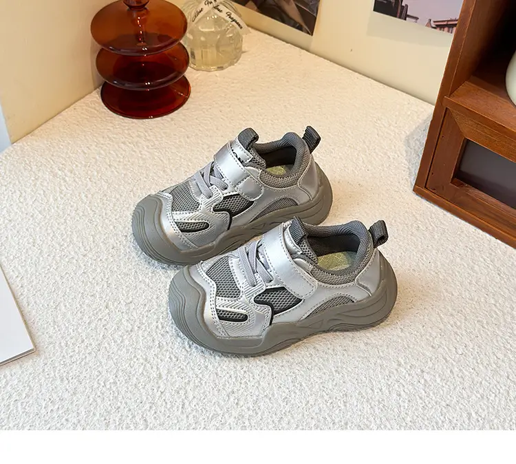 Boys' Sports Shoes 2025 Summer New Style Baby Girl's Mesh Shoes Breathable Dad Shoes Baby Shoes Mesh Running Shoes — feature 9