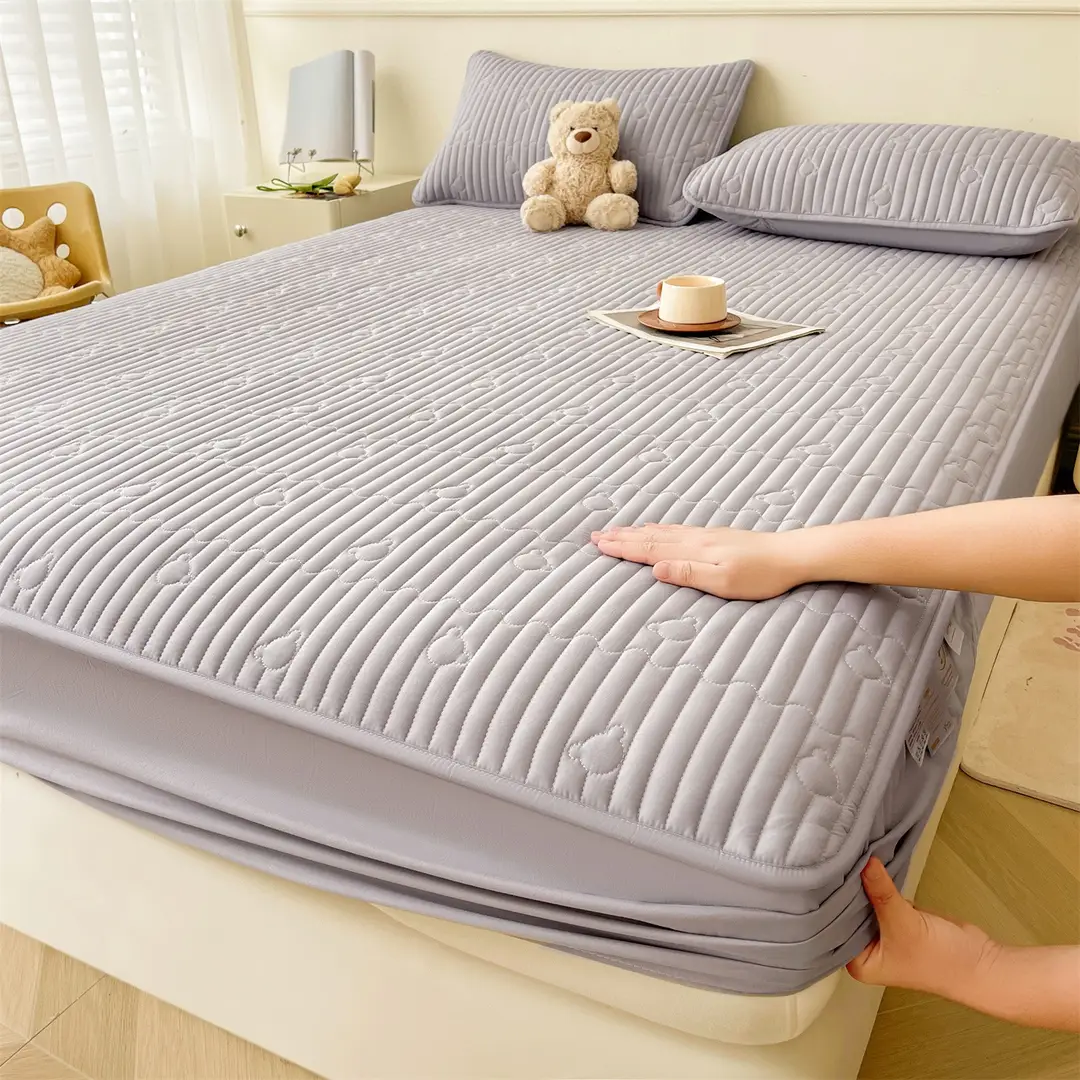 Class a Waterproof Urine-Proof All-Inclusive Bed Sheet 2025 New Thickeneded Quilted Bed Cover All-Inclusive Mattress Protector Bed Cover Cover