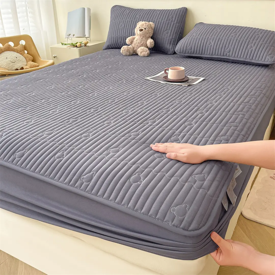 Class a Waterproof Urine-Proof All-Inclusive Bed Sheet 2025 New Thickeneded Quilted Bed Cover All-Inclusive Mattress Protector Bed Cover Cover