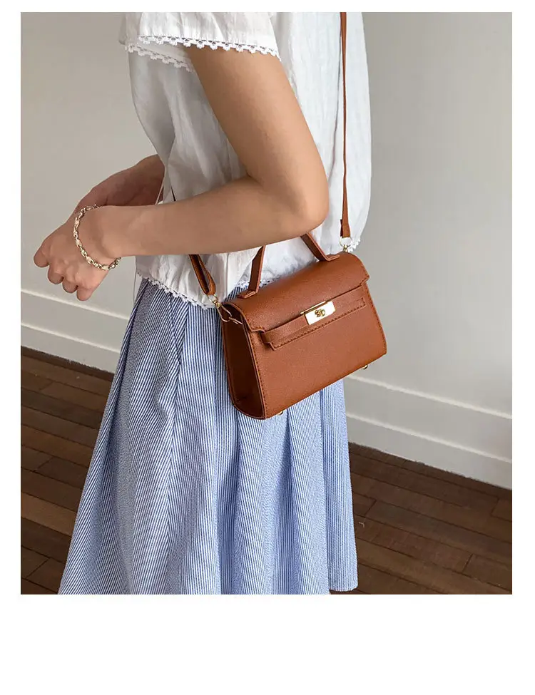 White Korean Style Crossbody Shoulder Bag for Women — feature 12