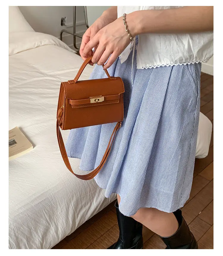 White Korean Style Crossbody Shoulder Bag for Women — feature 13
