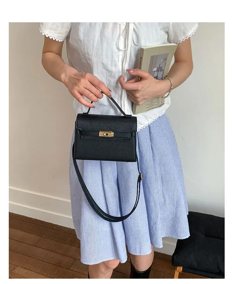 White Korean Style Crossbody Shoulder Bag for Women — feature 16