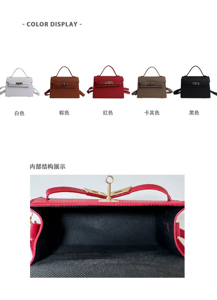White Korean Style Crossbody Shoulder Bag for Women — feature 3