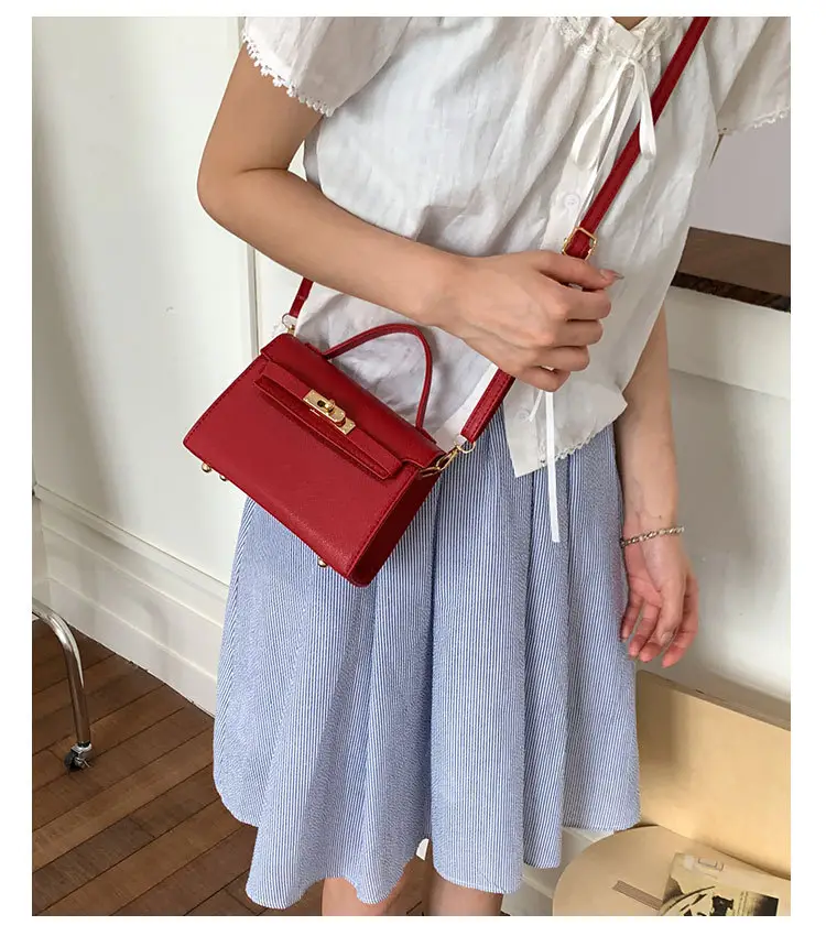White Korean Style Crossbody Shoulder Bag for Women — feature 6