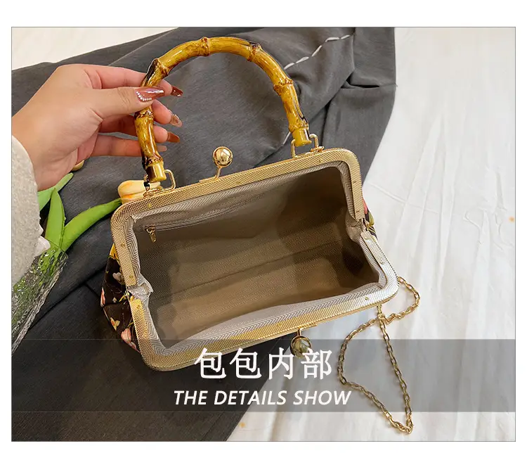 2025 Floral Clip-On Shoulder Bag with Tassel — feature 14