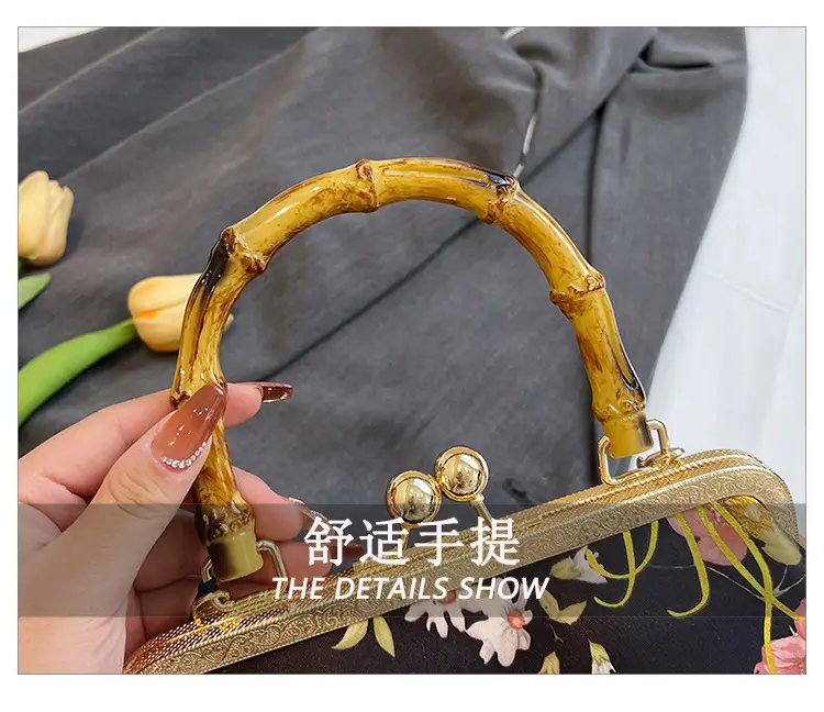 2025 Floral Clip-On Shoulder Bag with Tassel — feature 8