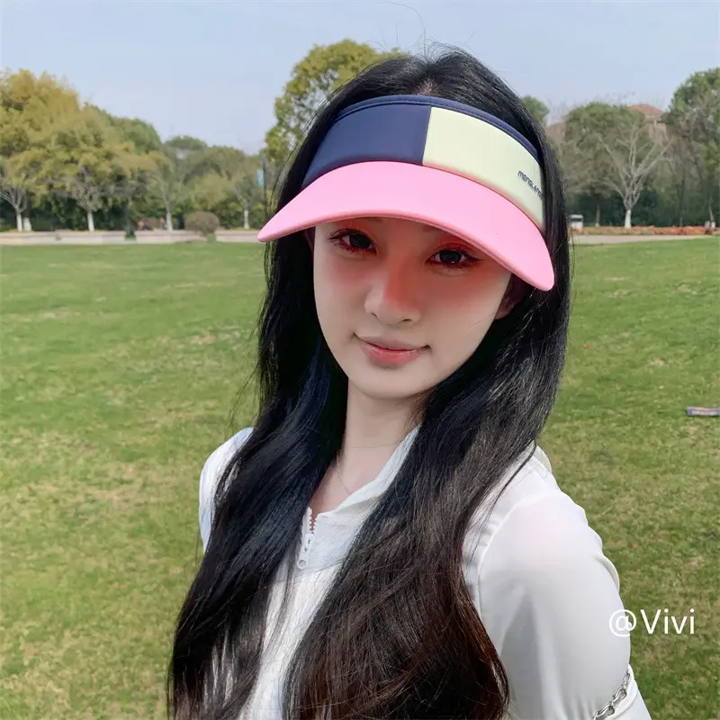 Summer Ice Silk Visor Hat for Girls Sun Protection - Image 10