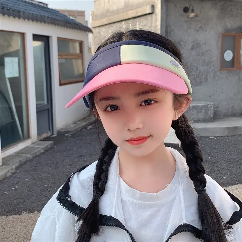 Summer Ice Silk Visor Hat for Girls Sun Protection — feature 10