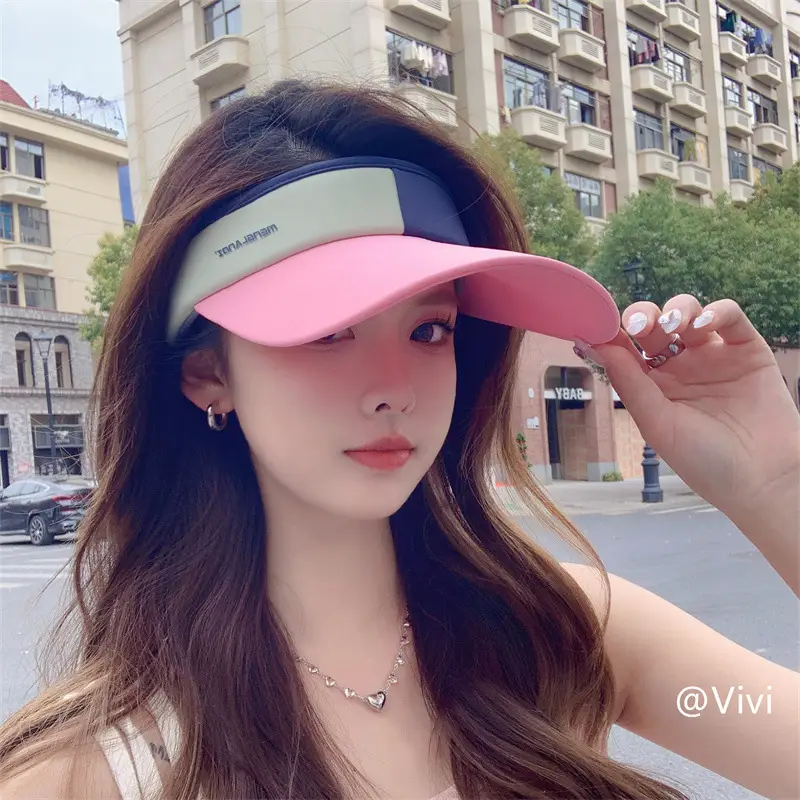 Summer Ice Silk Visor Hat for Girls Sun Protection — feature 11