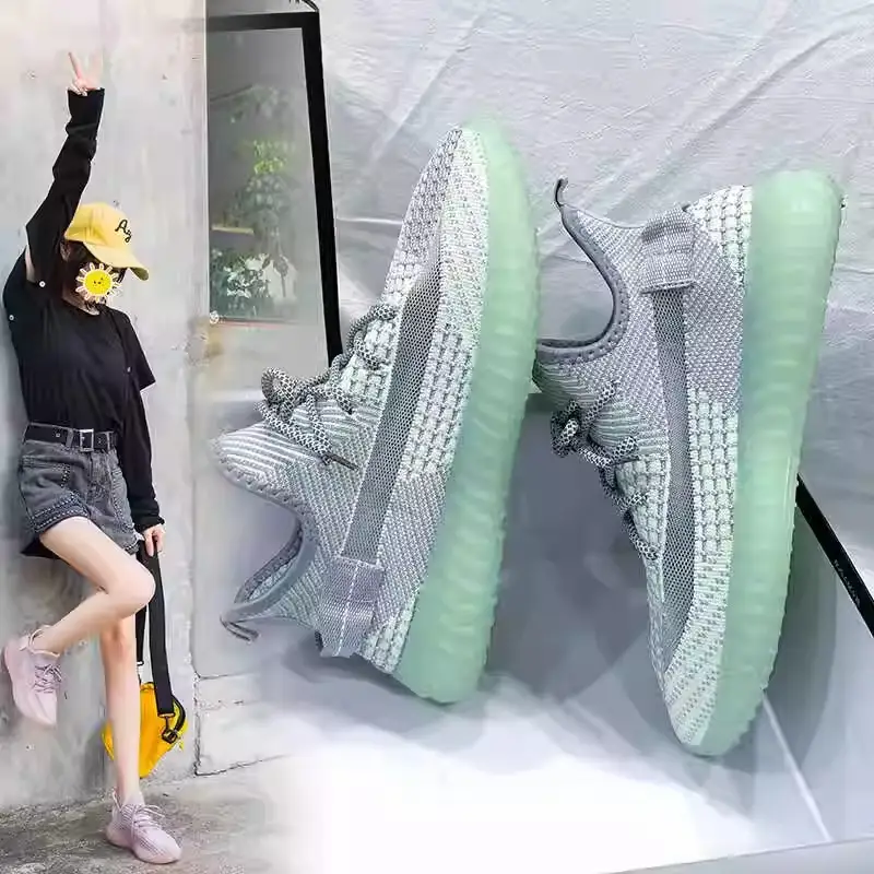 Soft-Soled Coconut Shoes for Women 2025 New Spring and Summer Lightweight Shock-Absorbing Mesh Breathable Mesh Shoes Sports Casual Shoes for Men