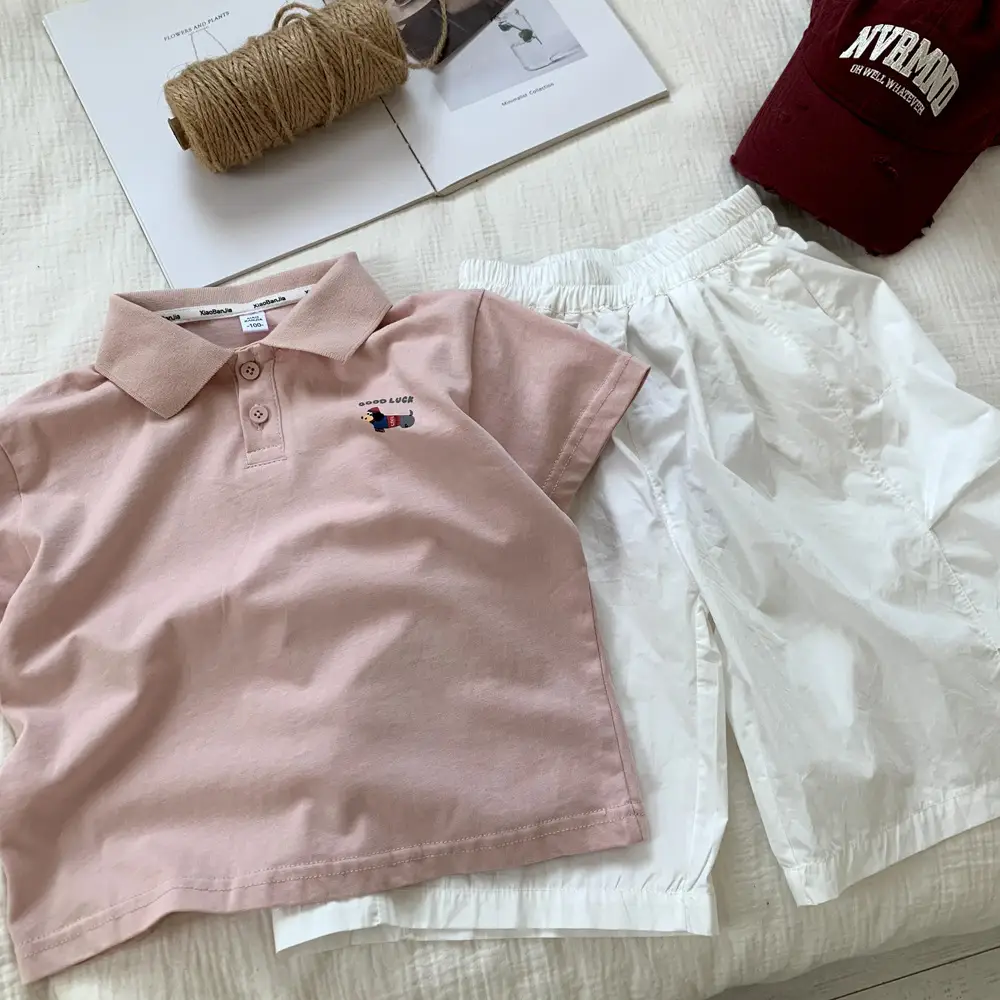 Boys Polo Shirt White Cotton Summer 2025 - Image 4