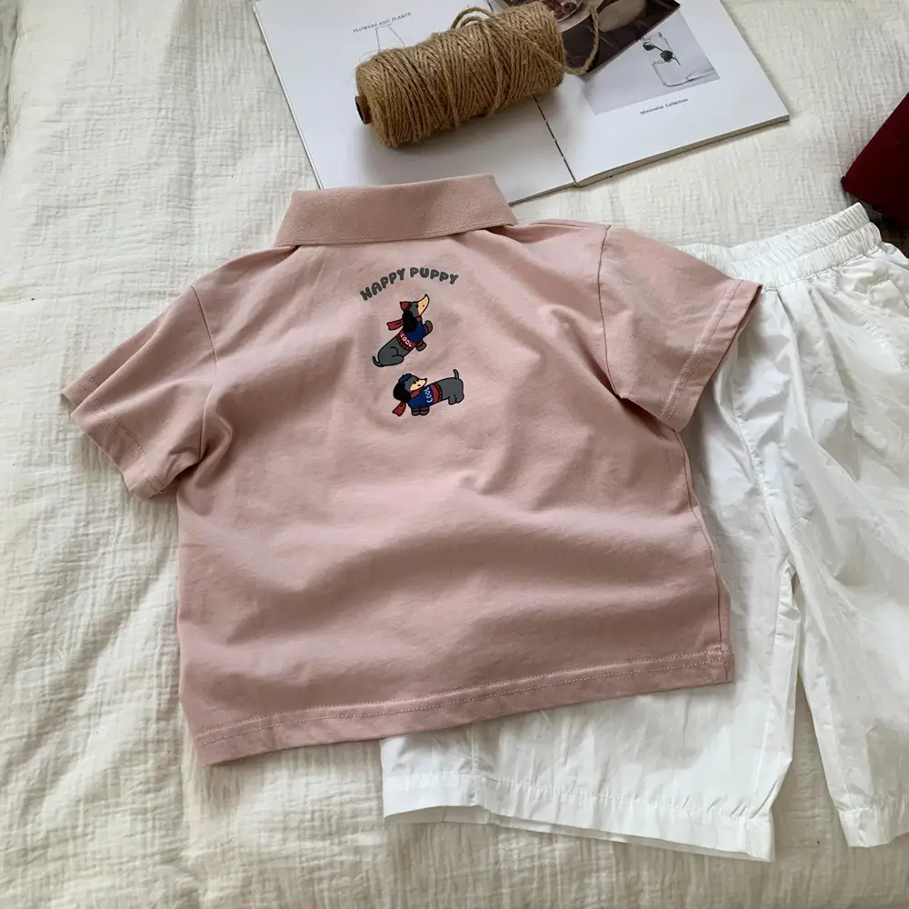 Boys Polo Shirt White Cotton Summer 2025 — feature 4