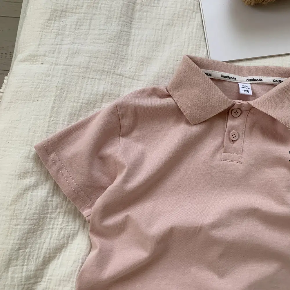 Boys Polo Shirt White Cotton Summer 2025 — feature 5
