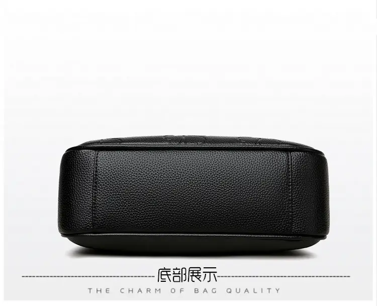 2026 Embossed Mom Bag Shoulder Crossbody Black — feature 19