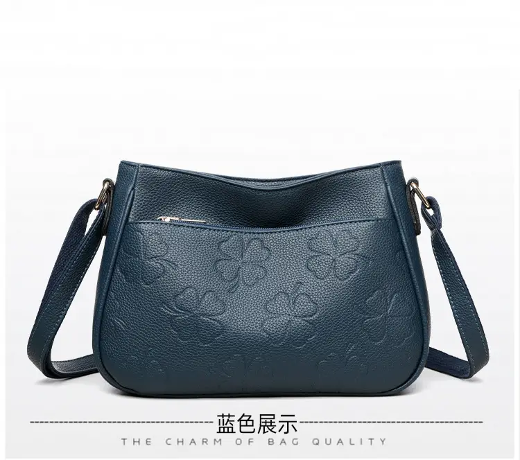 2026 Embossed Mom Bag Shoulder Crossbody Black — feature 21