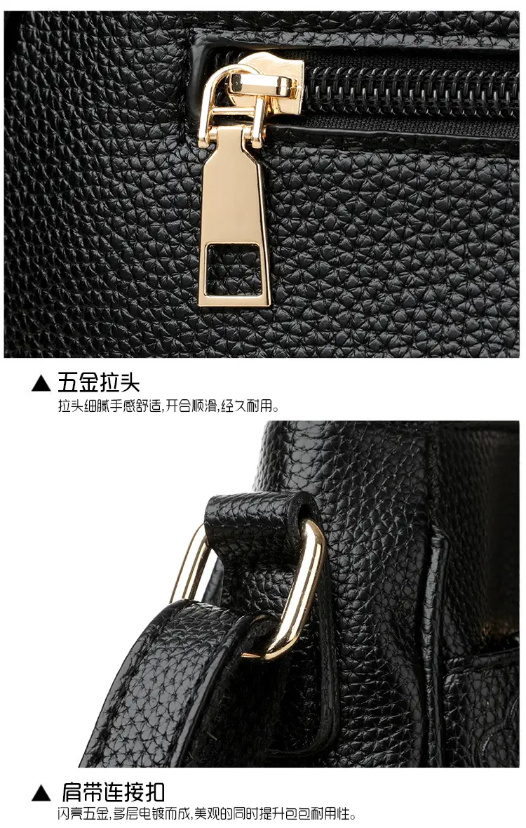 2026 Embossed Mom Bag Shoulder Crossbody Black — feature 23