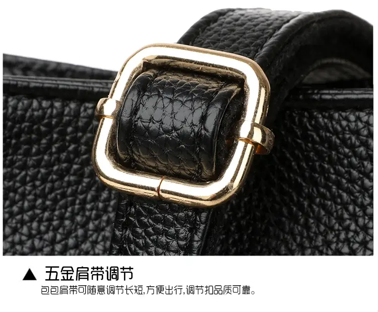 2026 Embossed Mom Bag Shoulder Crossbody Black — feature 24
