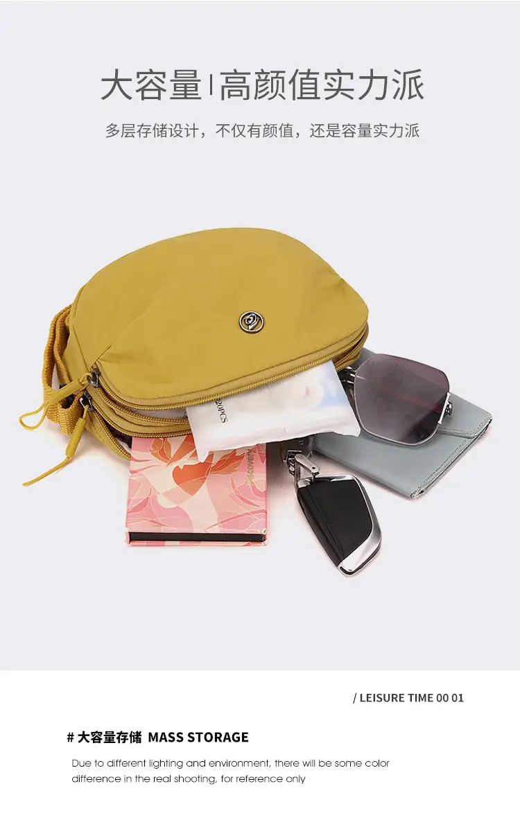 Women's Waterproof Crossbody Bag Multi Color Casual Mobile Phone Purse — feature 12