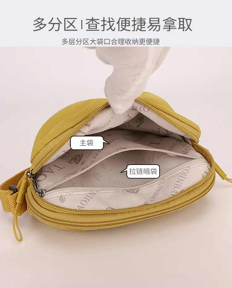 Women's Waterproof Crossbody Bag Multi Color Casual Mobile Phone Purse — feature 14