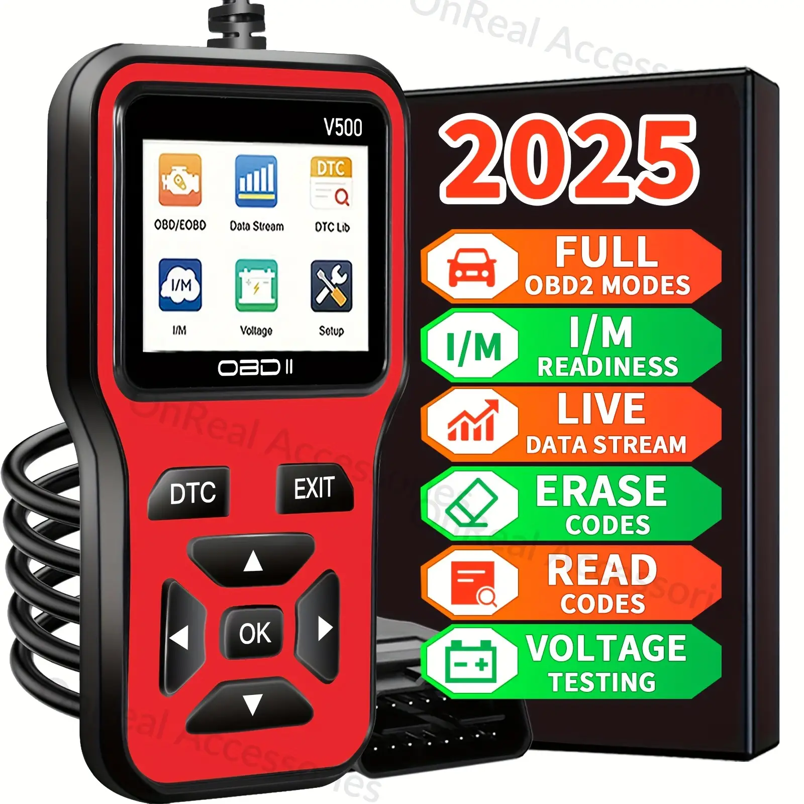 V500 Car Fault Detector Diagnostic Instrument with Universal Display — feature 1