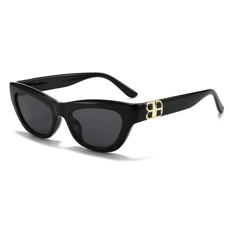 2025 Cat Eye Glasses for Women Golden Frame