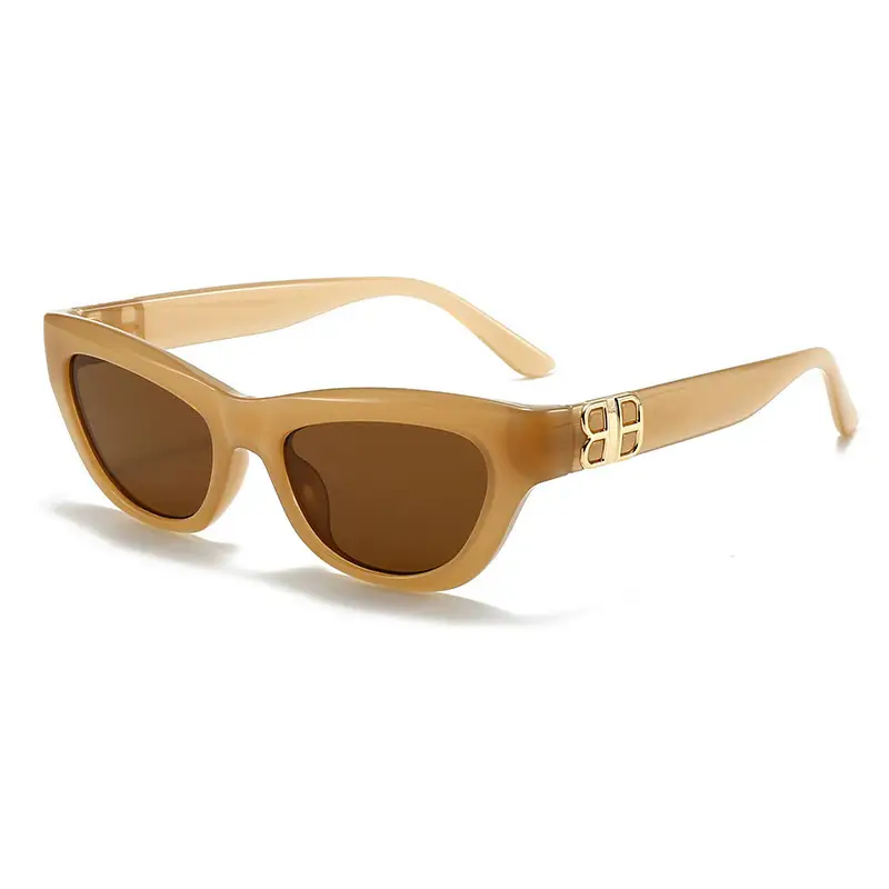 2025 Cat Eye Glasses for Women Golden Frame - Image 3