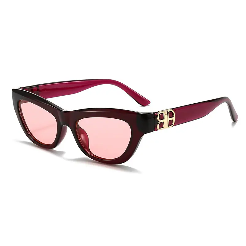 2025 Cat Eye Glasses for Women Golden Frame - Image 5