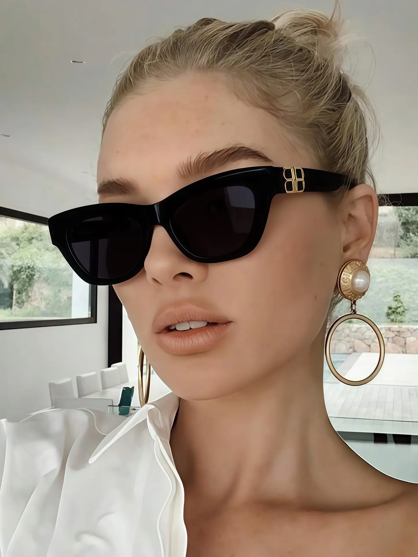2025 Cat Eye Glasses for Women Golden Frame β feature 1
