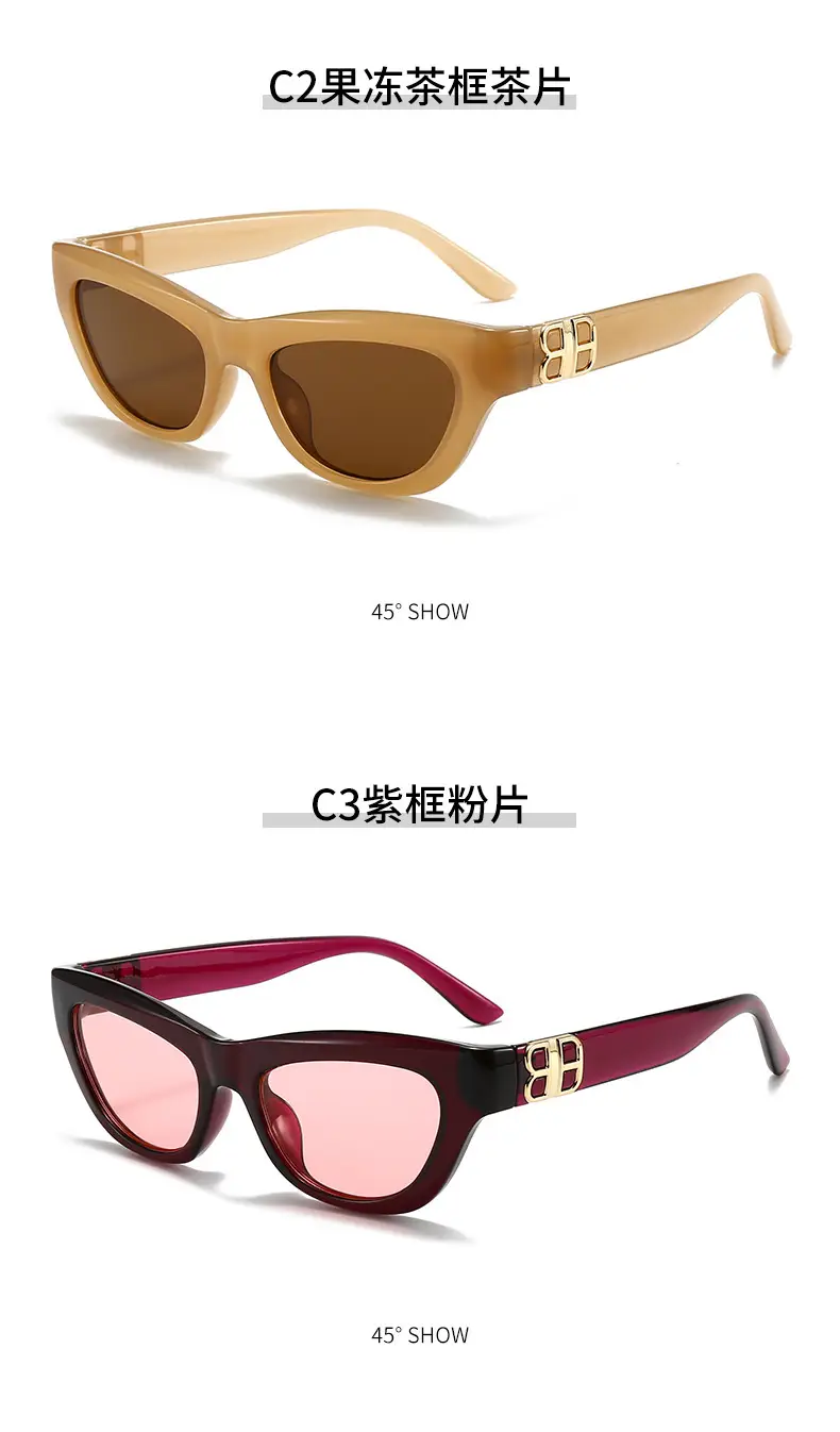2025 Cat Eye Glasses for Women Golden Frame β feature 11