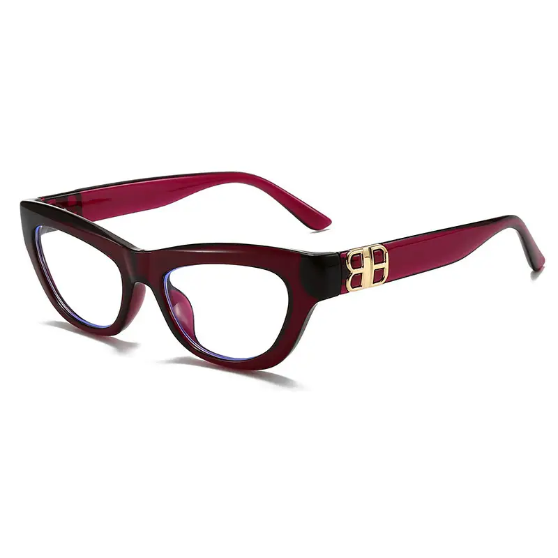 2025 Cat Eye Glasses for Women Golden Frame - Image 11
