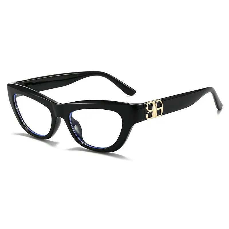 2025 Cat Eye Glasses for Women Golden Frame - Image 7
