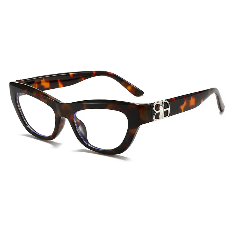 2025 Cat Eye Glasses for Women Golden Frame - Image 8