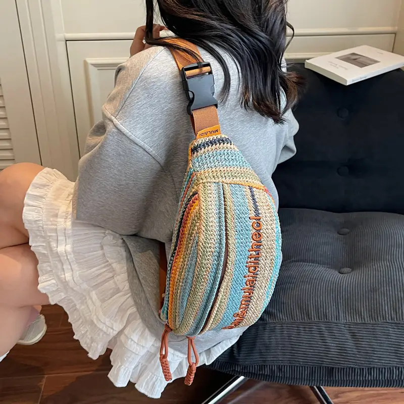Women Woven Crossbody Bag Summer 2026 - Image 4