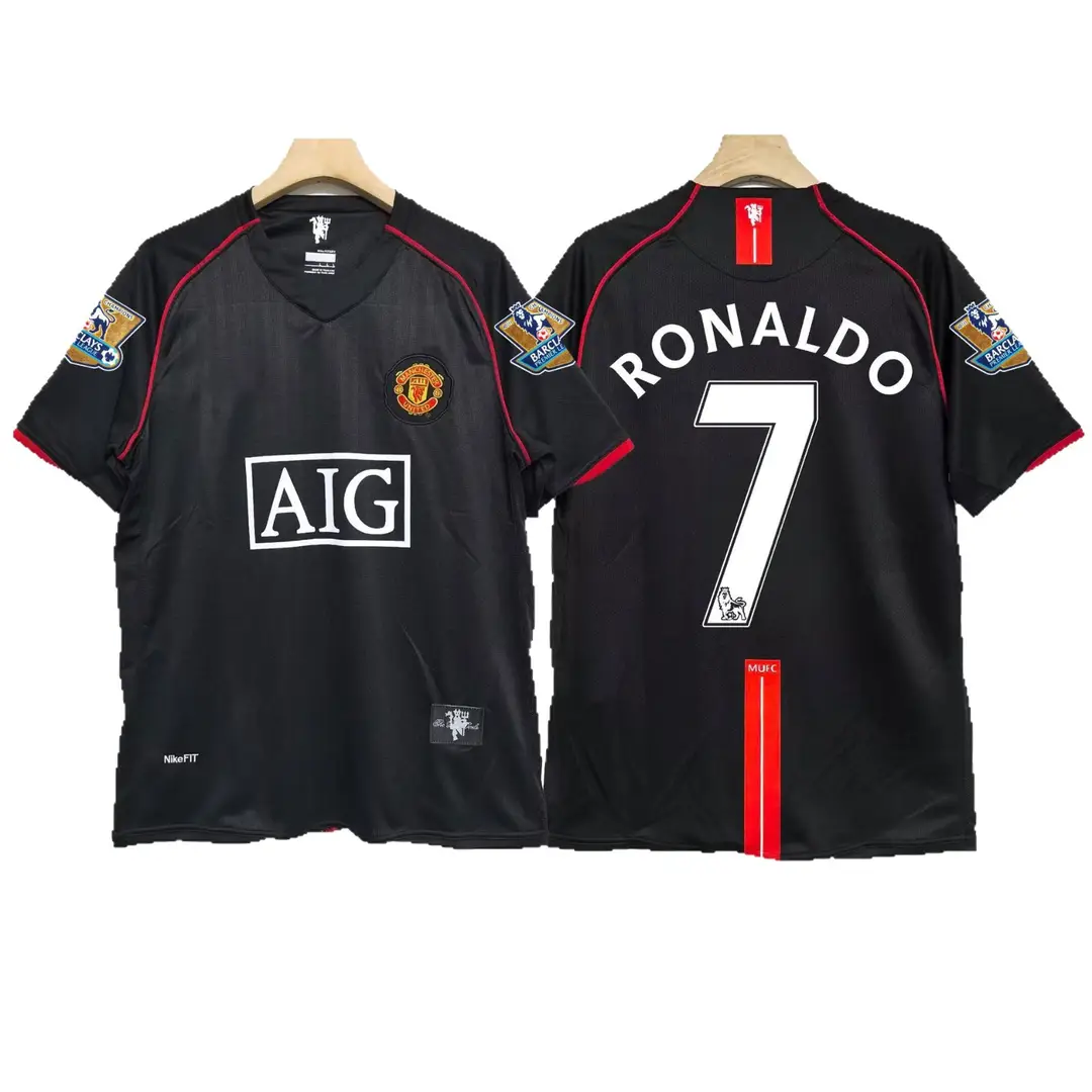 Italian Serie a Classic Team Retro Football Jerseys Ac Milan Kaká Inter Milan Home and Away Short-Sleeved Football Uniforms