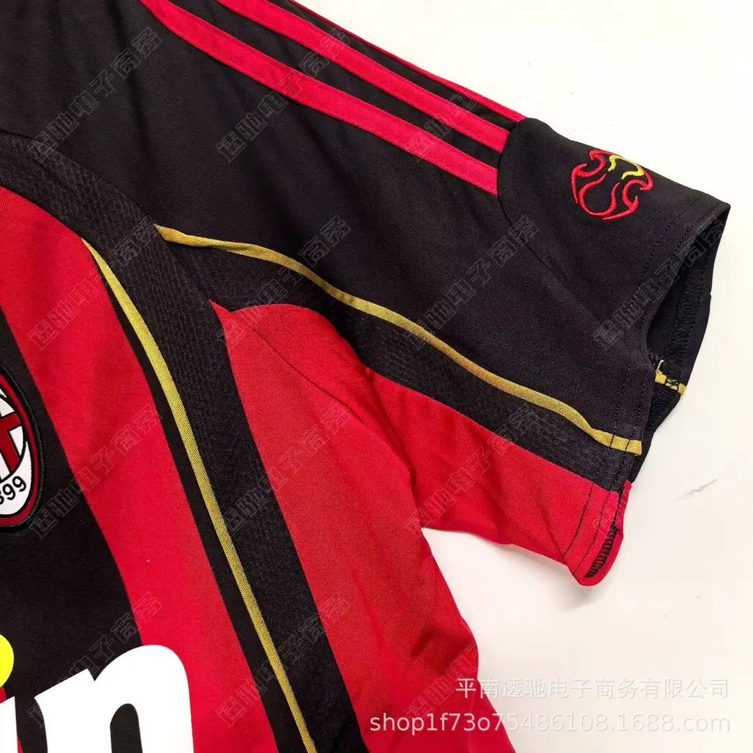 Italian Serie a Classic Team Retro Football Jerseys Ac Milan Kaká Inter Milan Home and Away Short-Sleeved Football Uniforms — feature 17