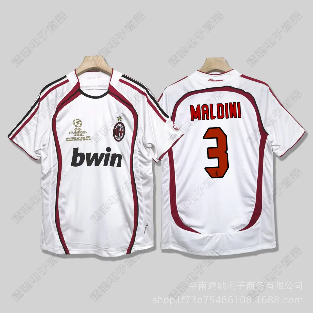 Italian Serie a Classic Team Retro Football Jerseys Ac Milan Kaká Inter Milan Home and Away Short-Sleeved Football Uniforms — feature 20