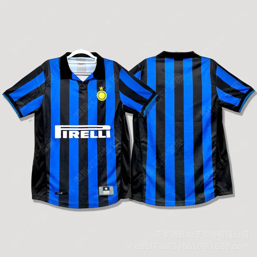 Italian Serie a Classic Team Retro Football Jerseys Ac Milan Kaká Inter Milan Home and Away Short-Sleeved Football Uniforms — feature 35