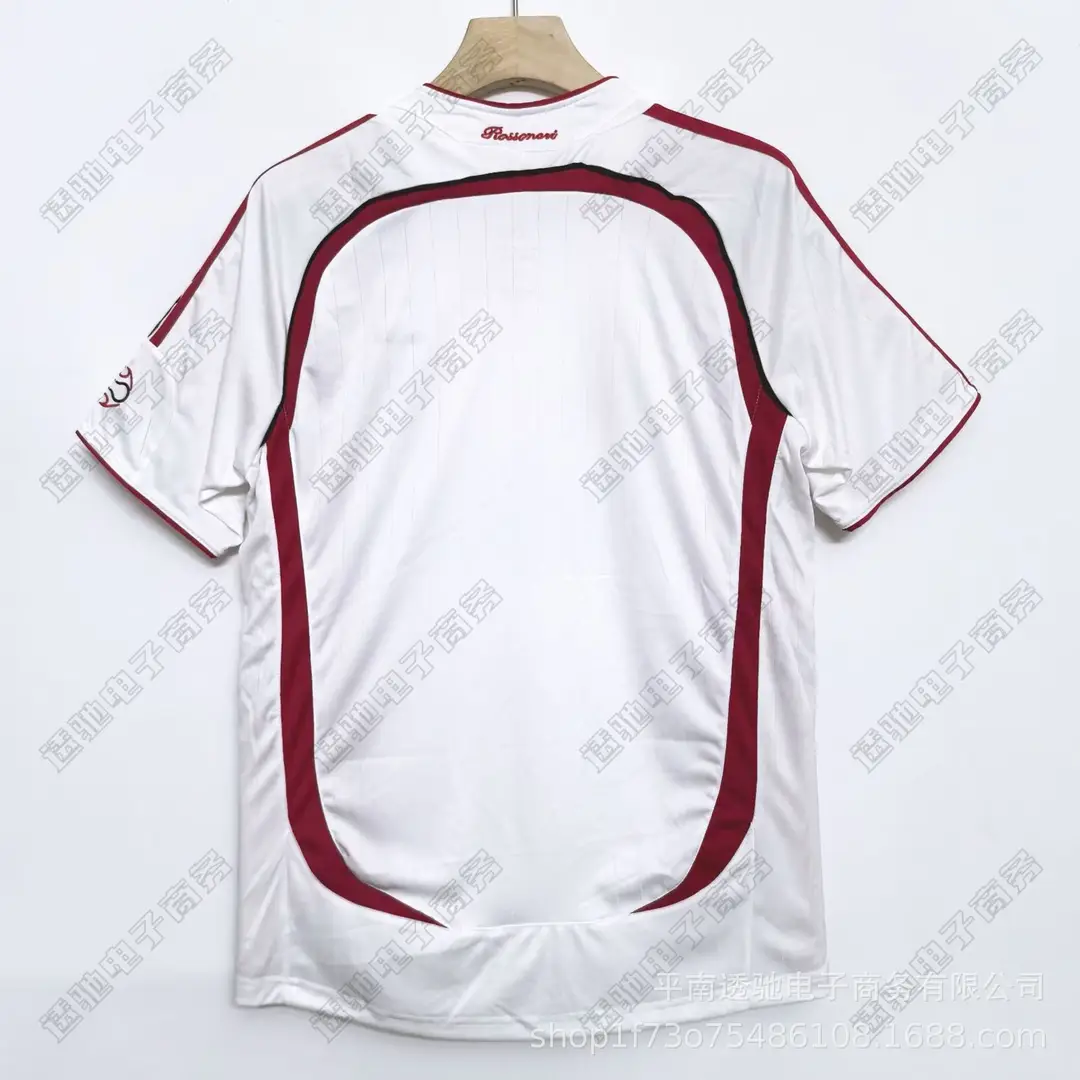 Italian Serie a Classic Team Retro Football Jerseys Ac Milan Kaká Inter Milan Home and Away Short-Sleeved Football Uniforms — feature 5