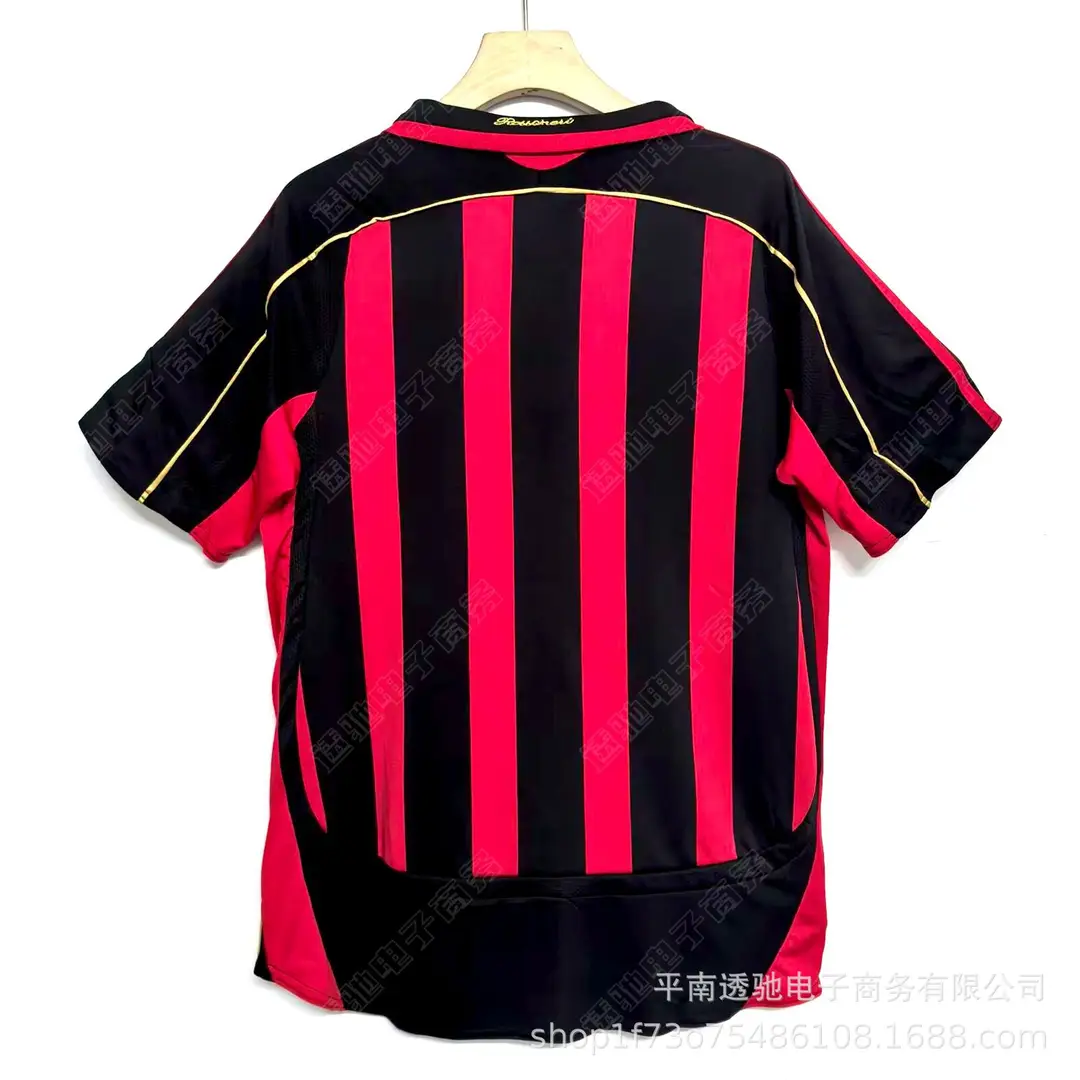 Italian Serie a Classic Team Retro Football Jerseys Ac Milan Kaká Inter Milan Home and Away Short-Sleeved Football Uniforms — feature 7