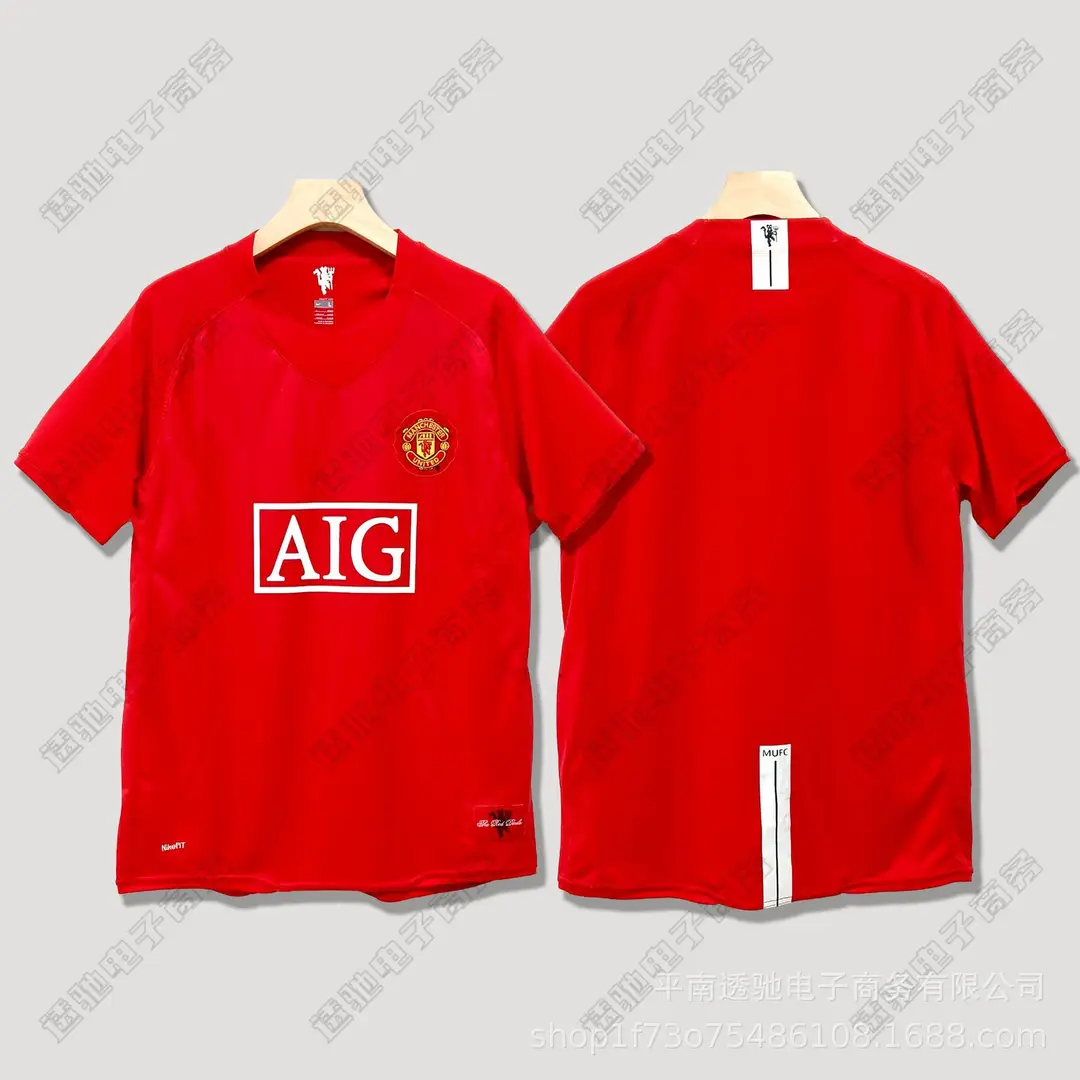 Italian Serie a Classic Team Retro Football Jerseys Ac Milan Kaká Inter Milan Home and Away Short-Sleeved Football Uniforms
