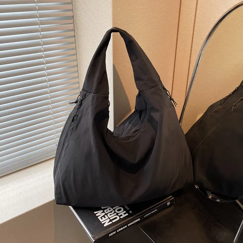 Yellow Canvas Large Shoulder Bag 2025 - Image 6