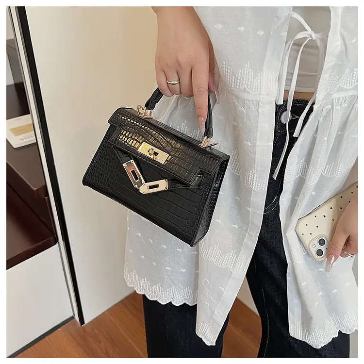 Brown Croc Leather Satchel Bag for Women 2025 — feature 29