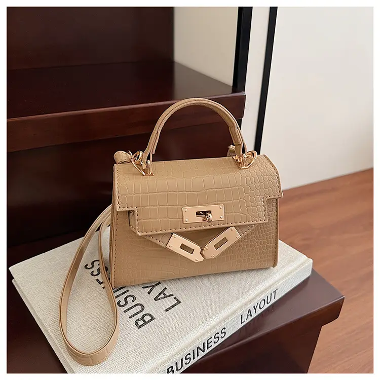 Brown Croc Leather Satchel Bag for Women 2025 — feature 50
