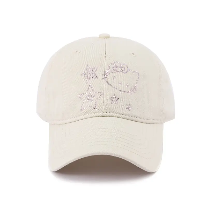Korean Style Blue Cat Embroidered Baseball Cap — feature 15