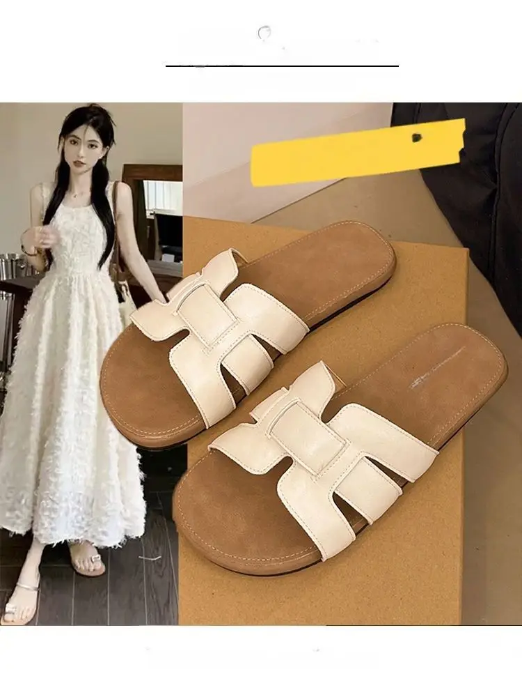 Women's French Flat Sandals Summer Flip Flops 2025 — feature 4