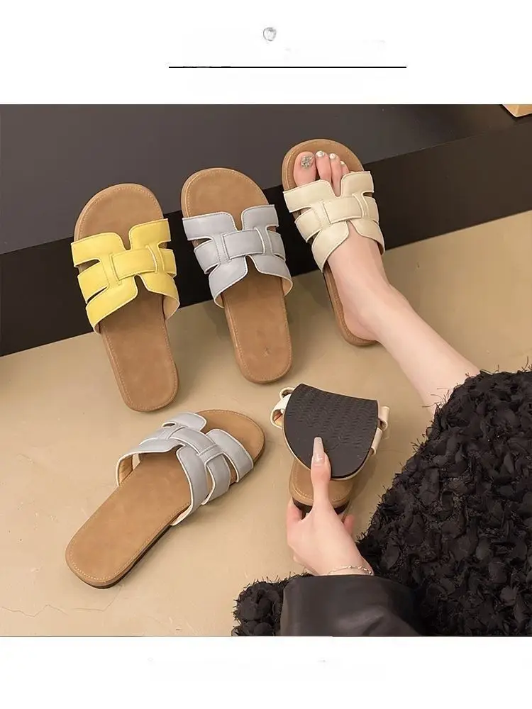 Women's French Flat Sandals Summer Flip Flops 2025 — feature 5