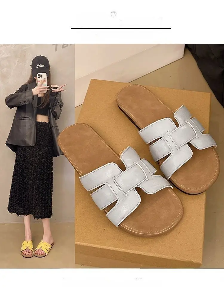 Women's French Flat Sandals Summer Flip Flops 2025 — feature 7