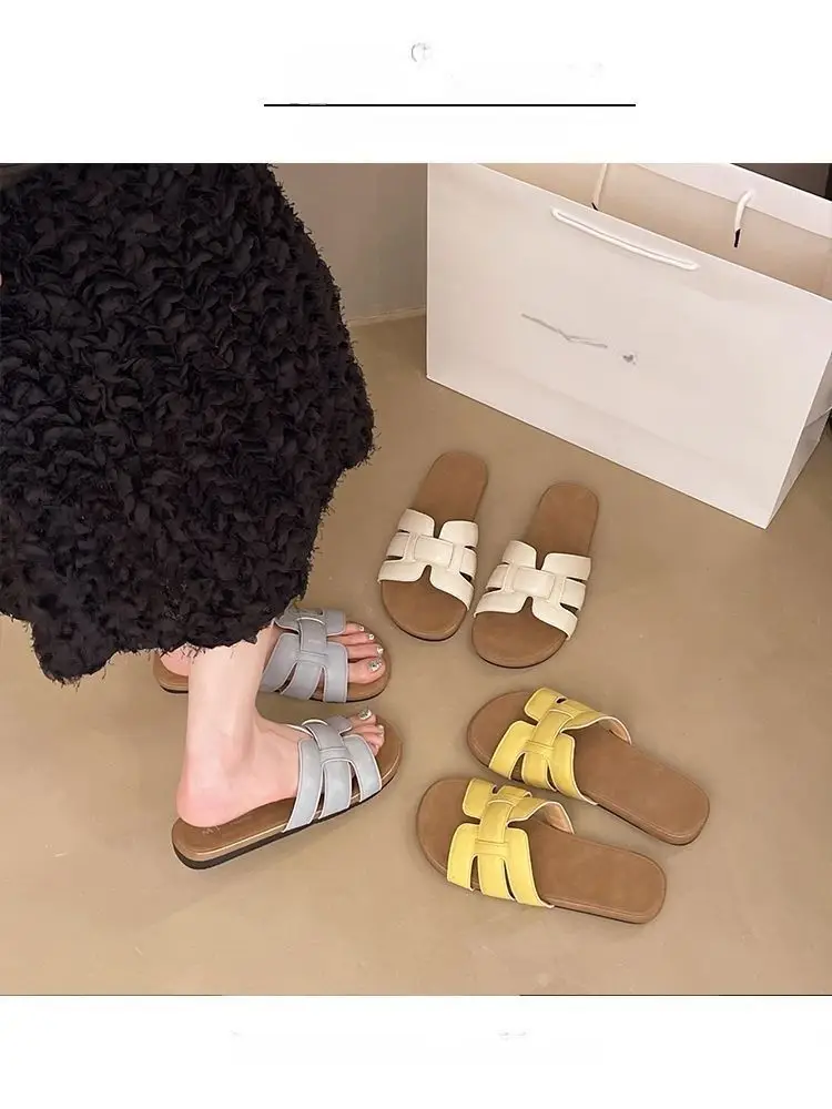 Women's French Flat Sandals Summer Flip Flops 2025 — feature 8