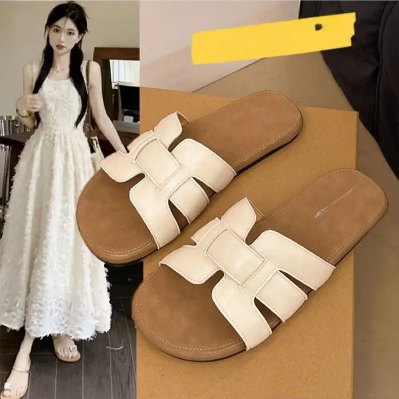 Women's French Flat Sandals Summer Flip Flops 2025 - Image 5