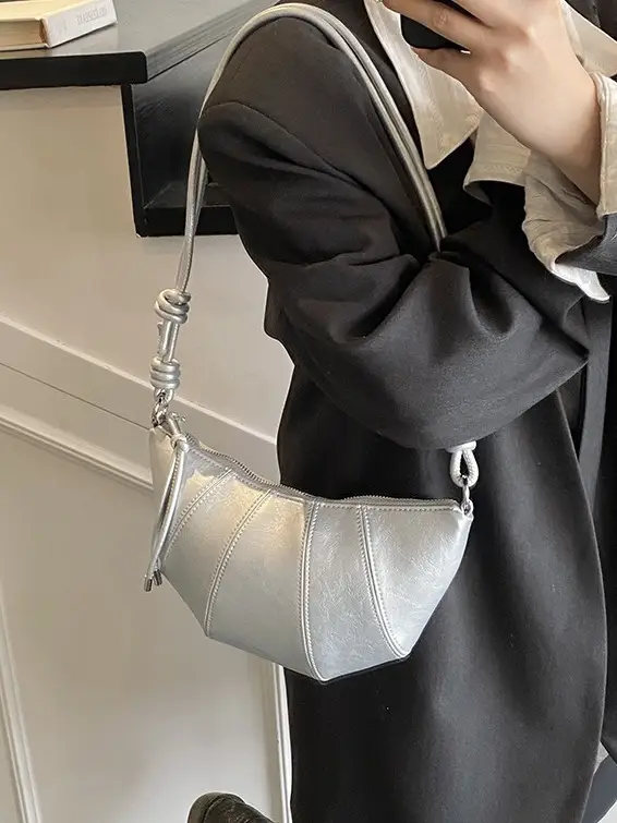 White Leather Crossbody Bag for Women 2025 - Image 6